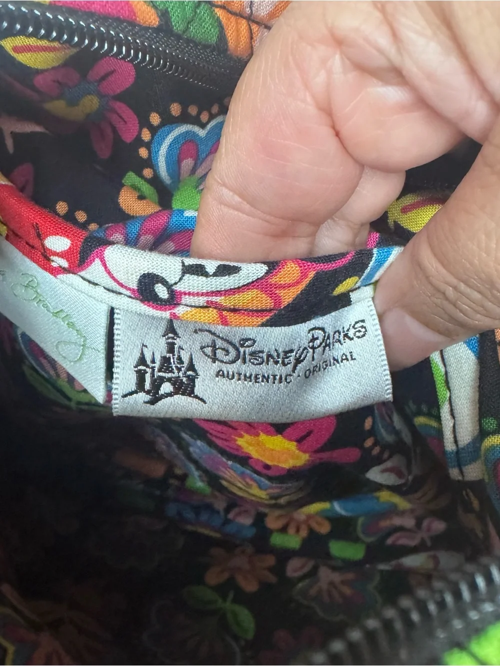 Vera Bradley Mickey & Minnie Mouse Disney Parks Midnight Hipster Crossbody Bag